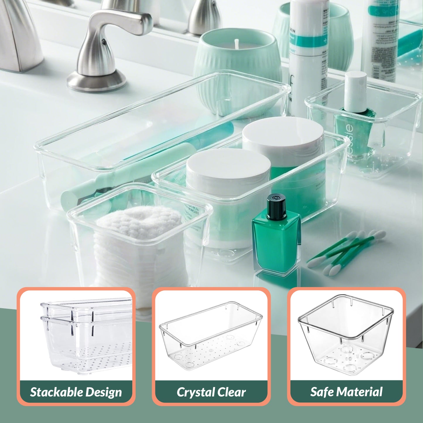 Hormes 28pcs Drawer Organisers Set
