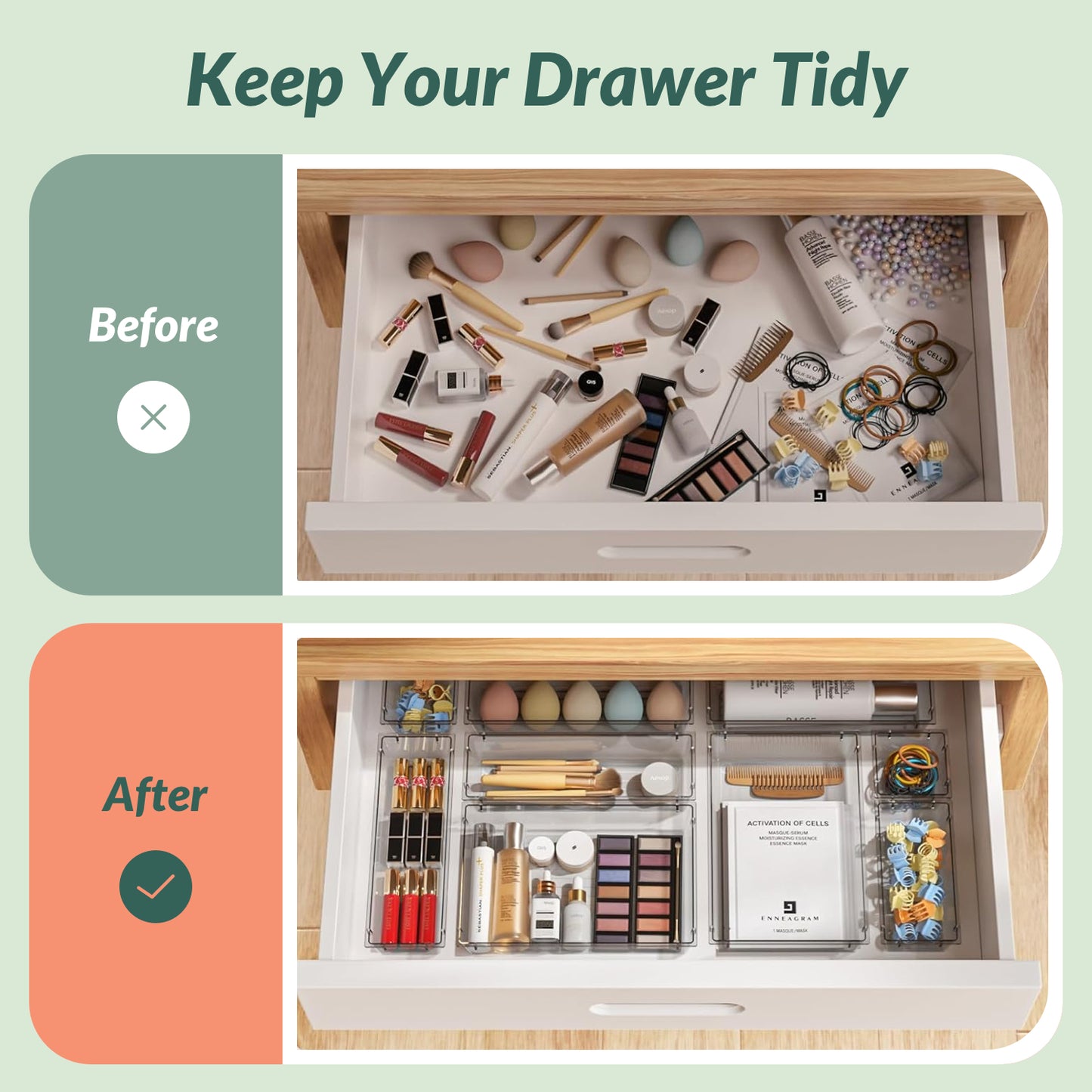 Hormes 28pcs Drawer Organisers Set