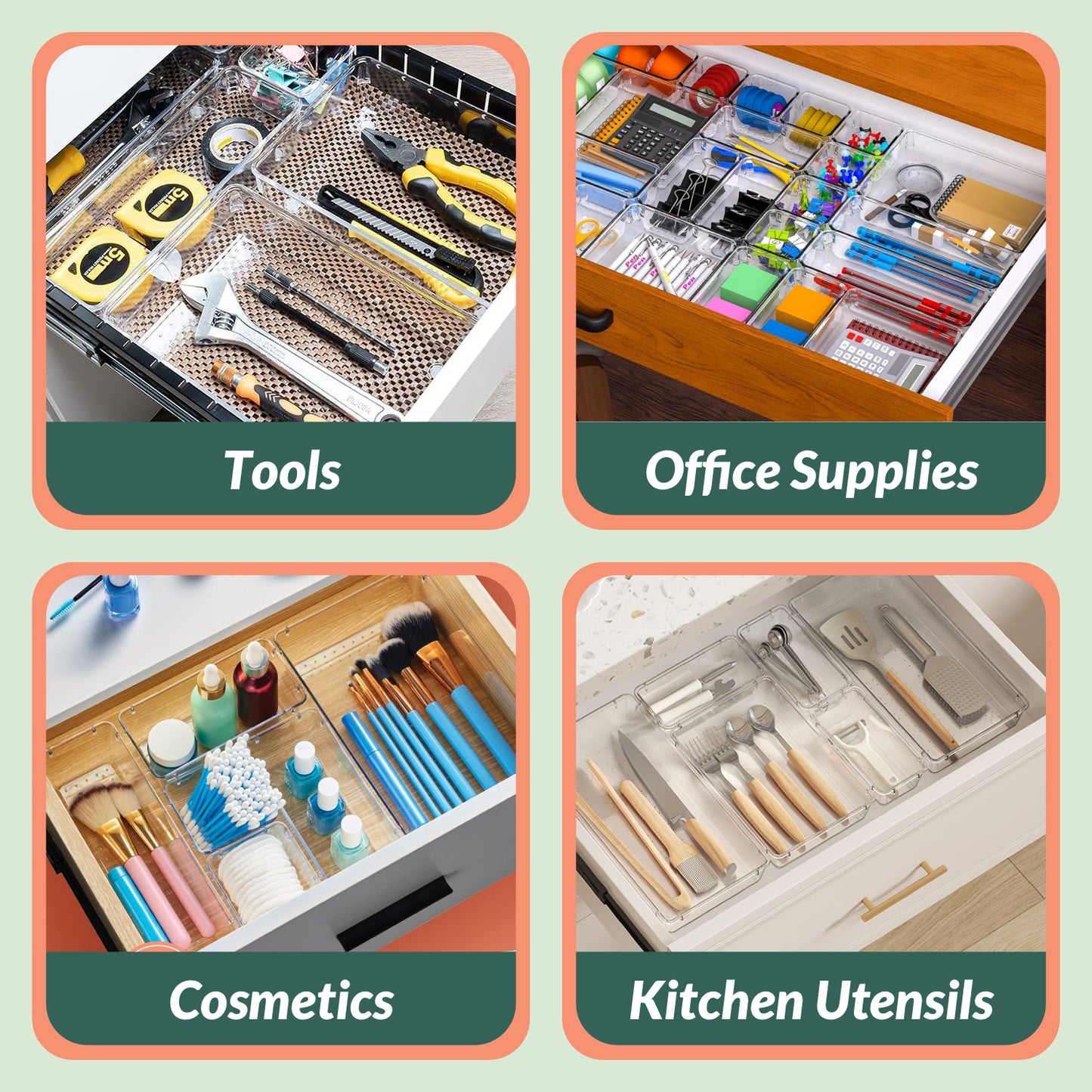 Hormes 28pcs Drawer Organisers Set