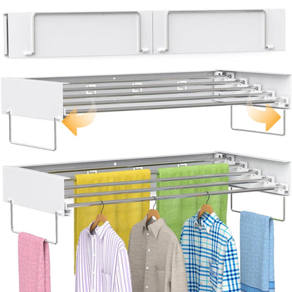 Hormes 100cm Wall Mounted Clothes Drying Rack