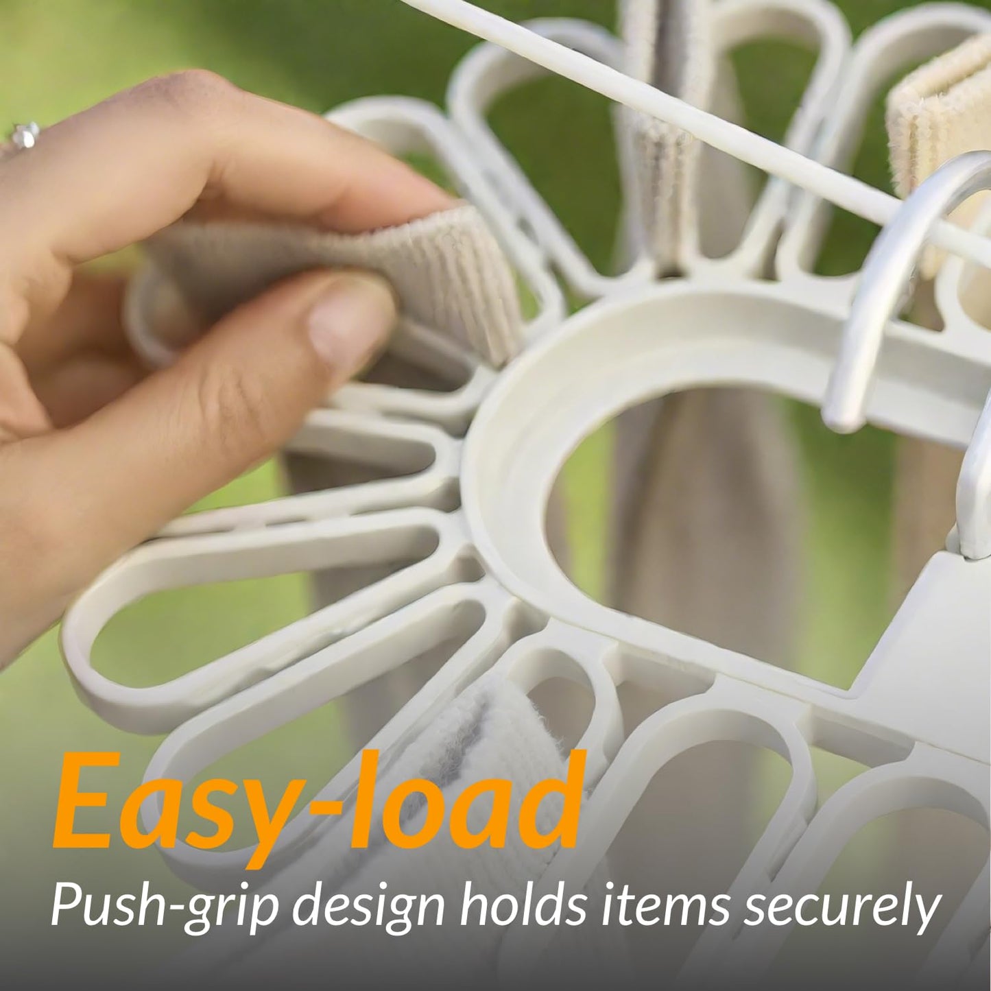 Hormes Small Items Drying Hanger Rack with 22Pegs, 2 Packs Set