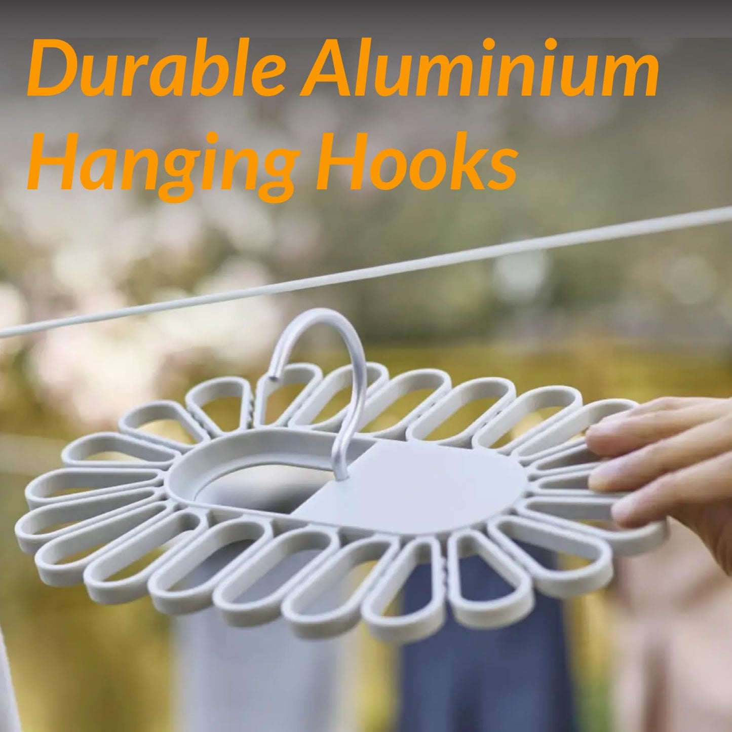 Hormes Small Items Drying Hanger Rack with 22Pegs, 2 Packs Set