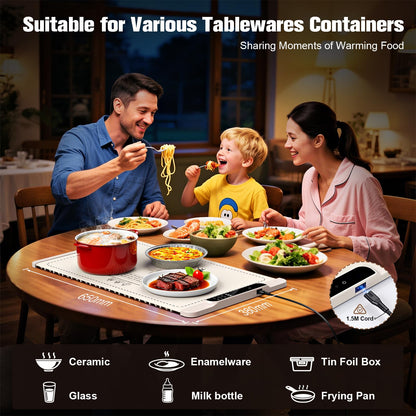 Hormes Food Warming Mat, Electric Food Warmer & Warming Tray